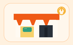 Animated business power outage alert